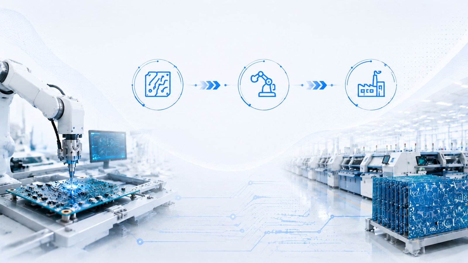 Automated PCB manufacturing for demanding electronics industries