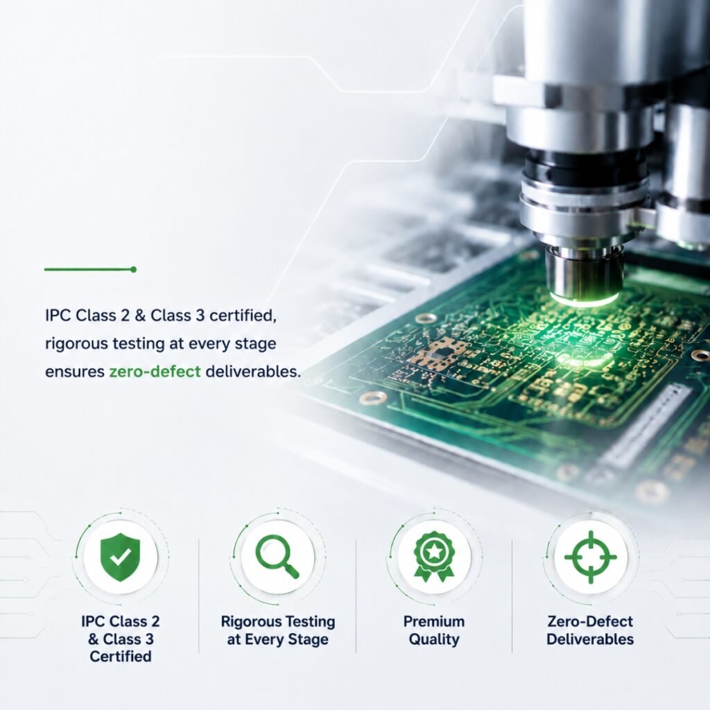 High-precision PCB inspection machine performing zero-defect quality checks