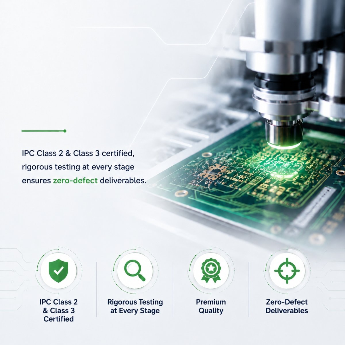 Industries We Serve 11 Automated PCB inspection for quality control