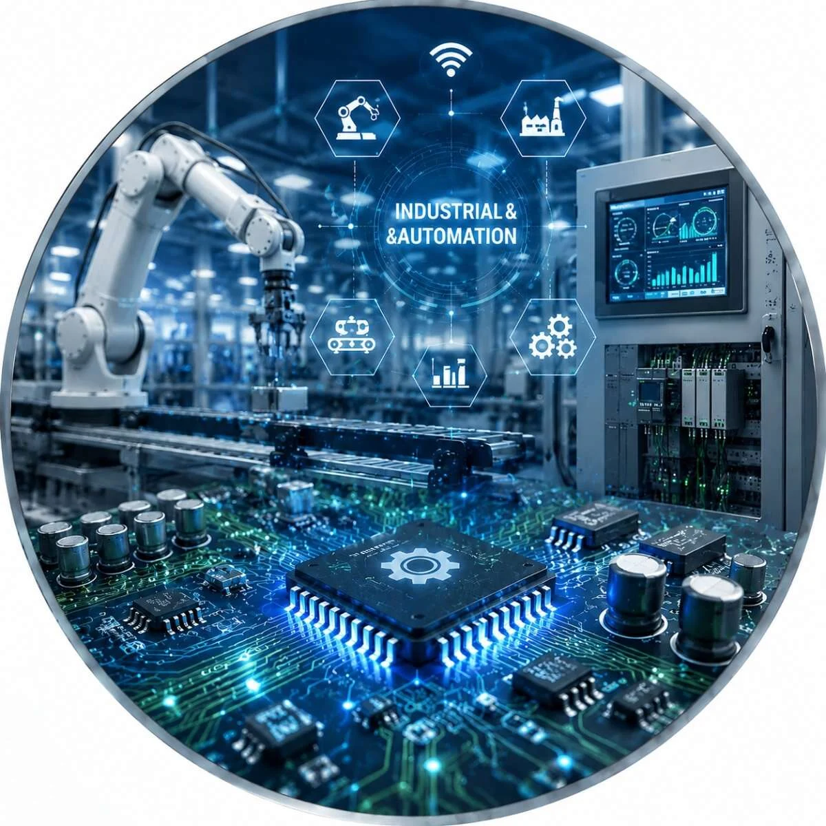 Industrial automation PCB used as a representative control board design case