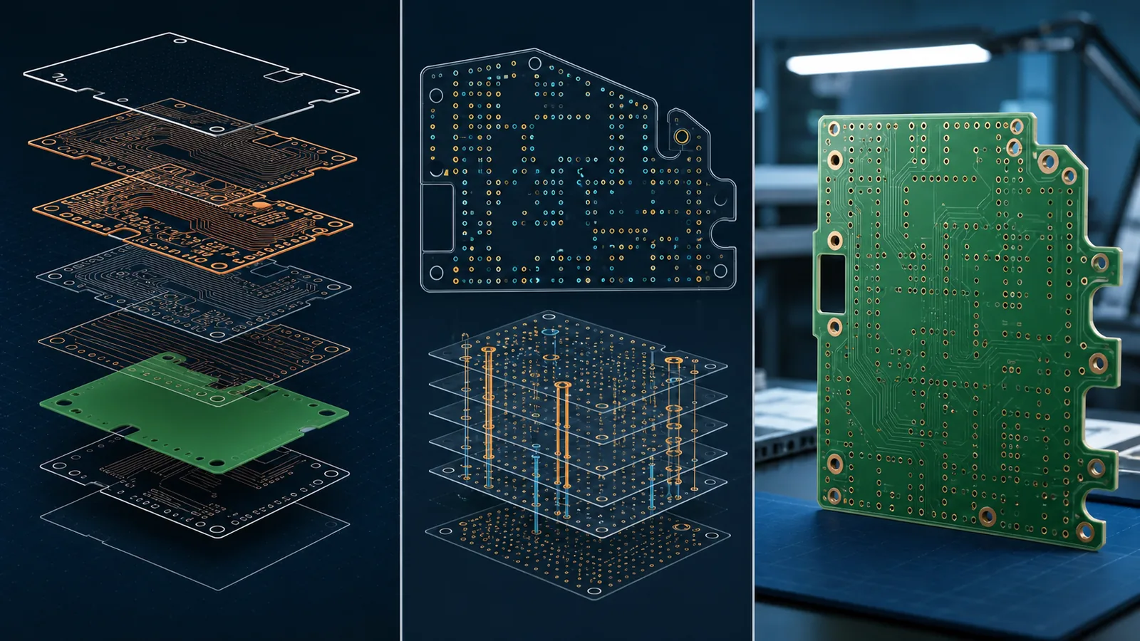 Gerber file checklist for PCB manufacturing showing fabrication layers and drill data