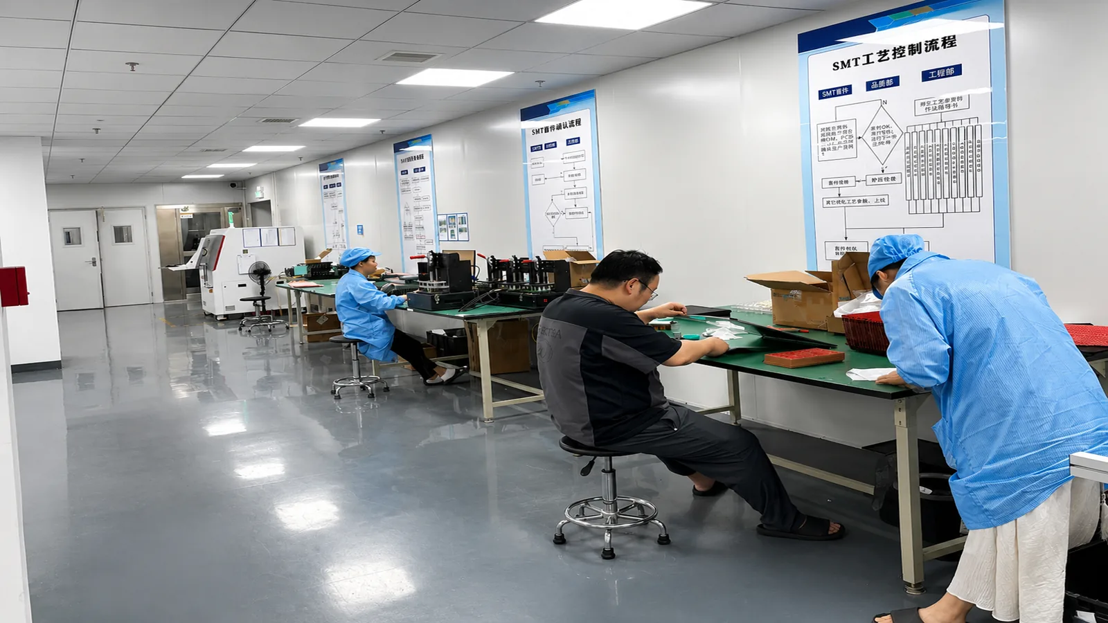 Manual PCB assembly inspection workstation