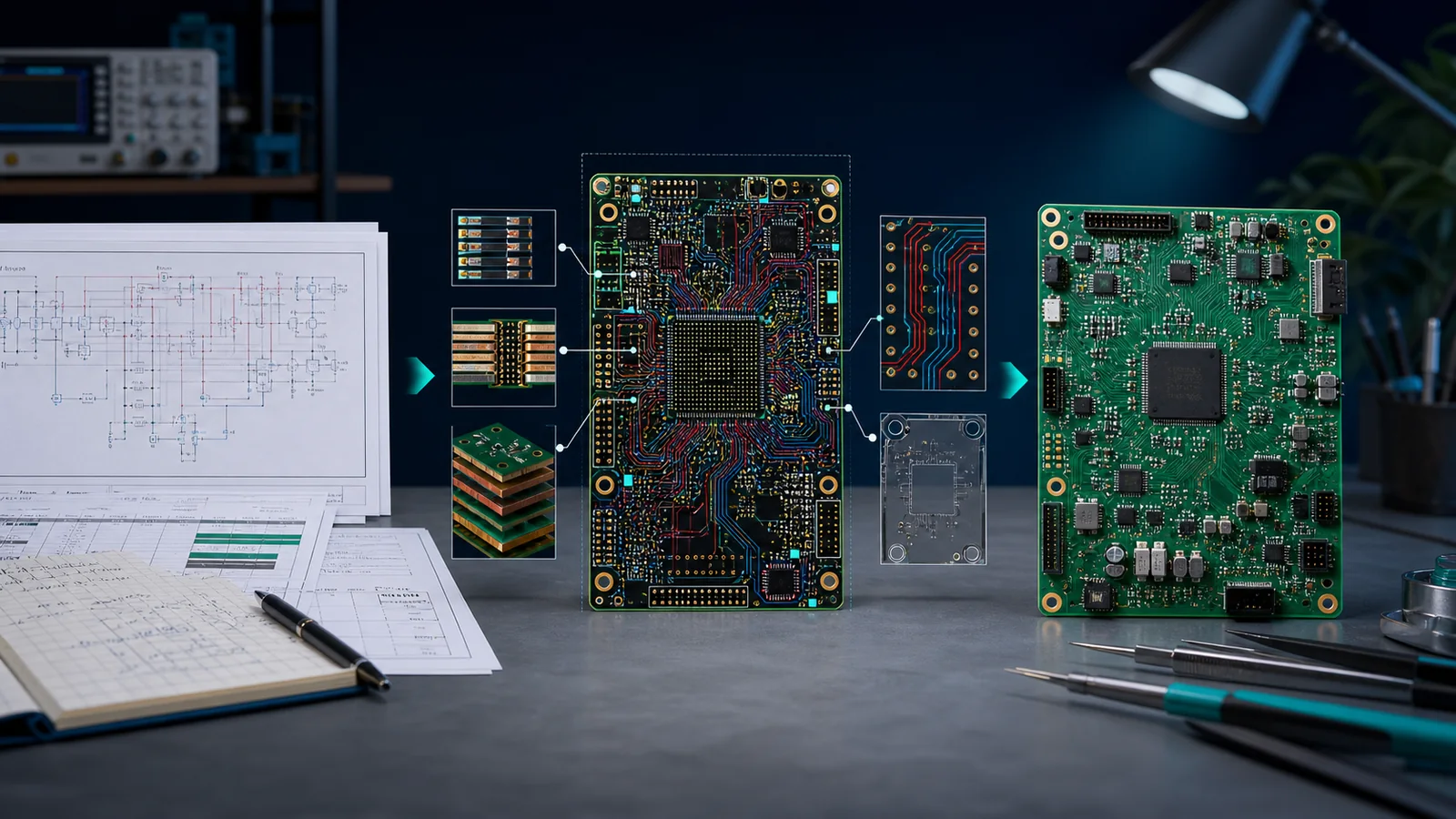 PCB layout complexity review covering schematic, BGA routing and engineering requirements