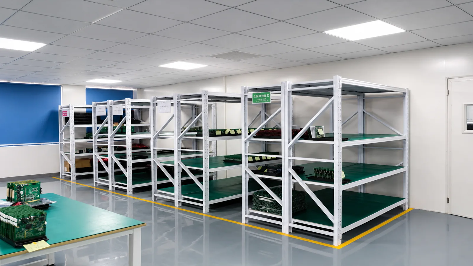 Qualified PCB and PCBA storage area after inspection